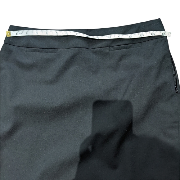 NWOT Banana Republic black wool suit pencil skirt, black, - size 6 petite - Picture 6 of 14